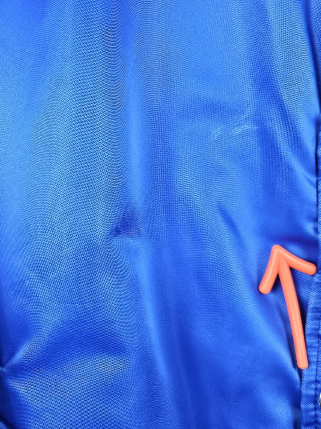 90's NHL 에드먼턴 오일러스 새틴 패디드 자켓 (L) / 10043 상품이미지4