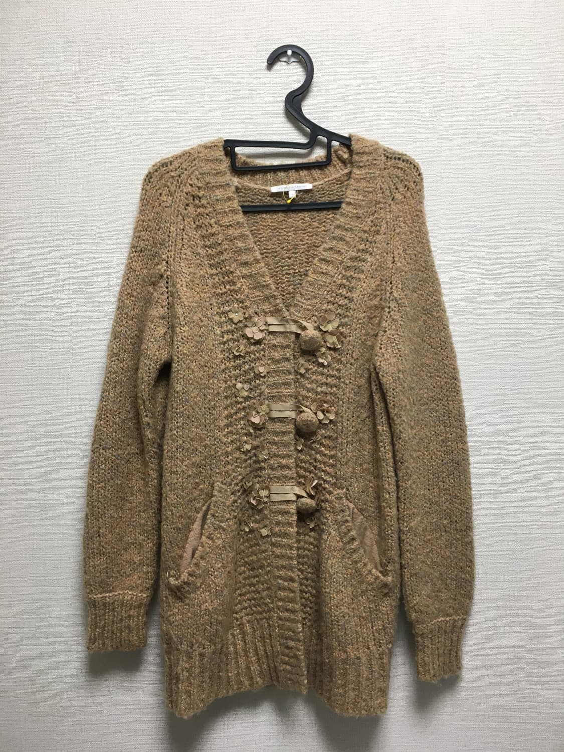 Vintage / 플라워 니트 가디건  상품이미지1