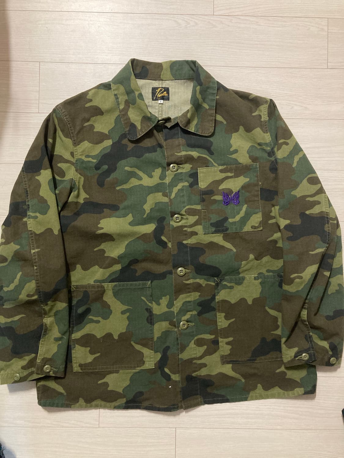 니들스 립스탑 커버올 자켓 s 팝니다 상품이미지1