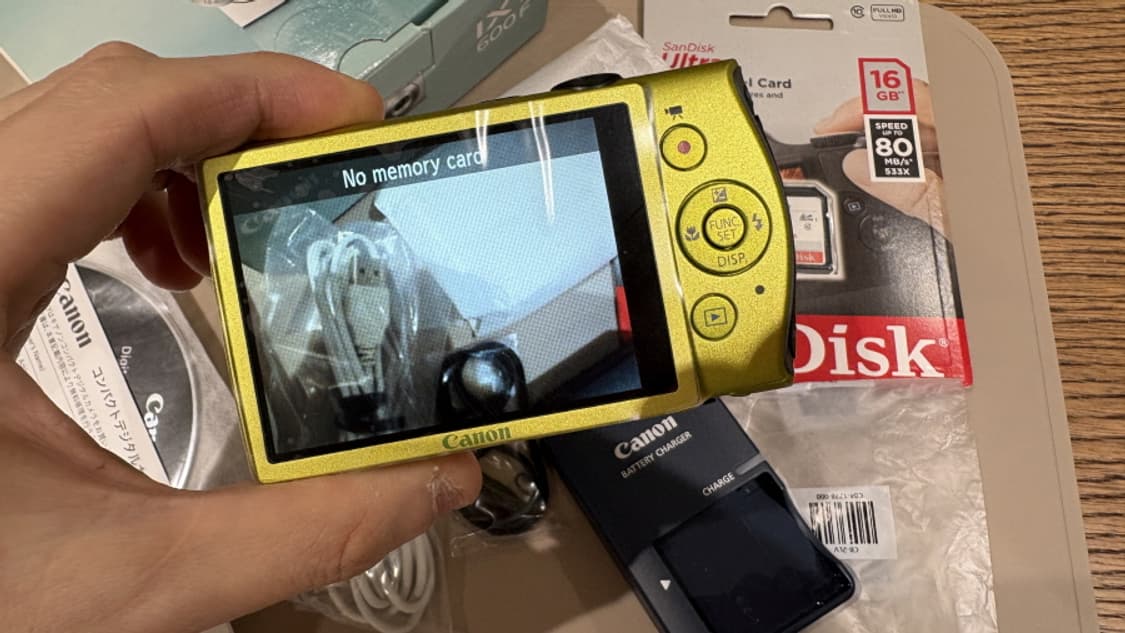 새제품)캐논 익시 600F (익서스 230HS) 빈티지디카 풀박스 상품이미지3