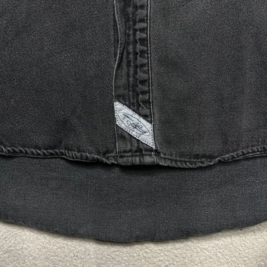 LEVI'S 블랙 데님 셔츠 XL 상품이미지4