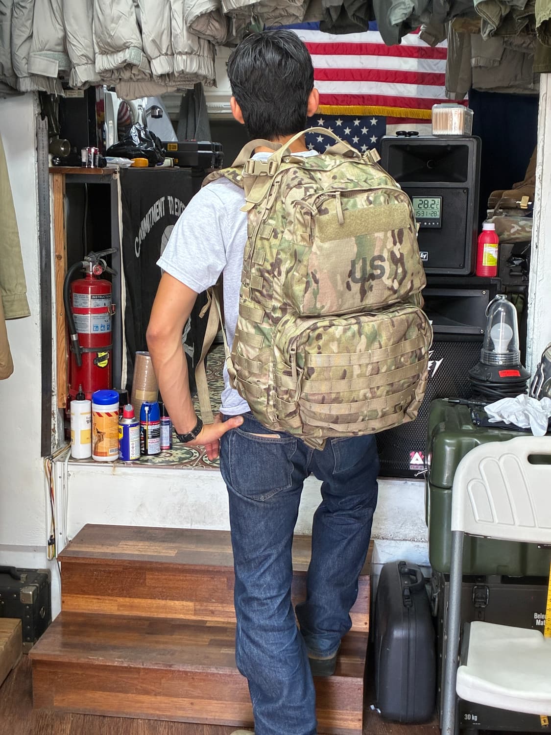 미군 오리지날 보급용 MOLLE II 미디움 럭색  상품이미지7