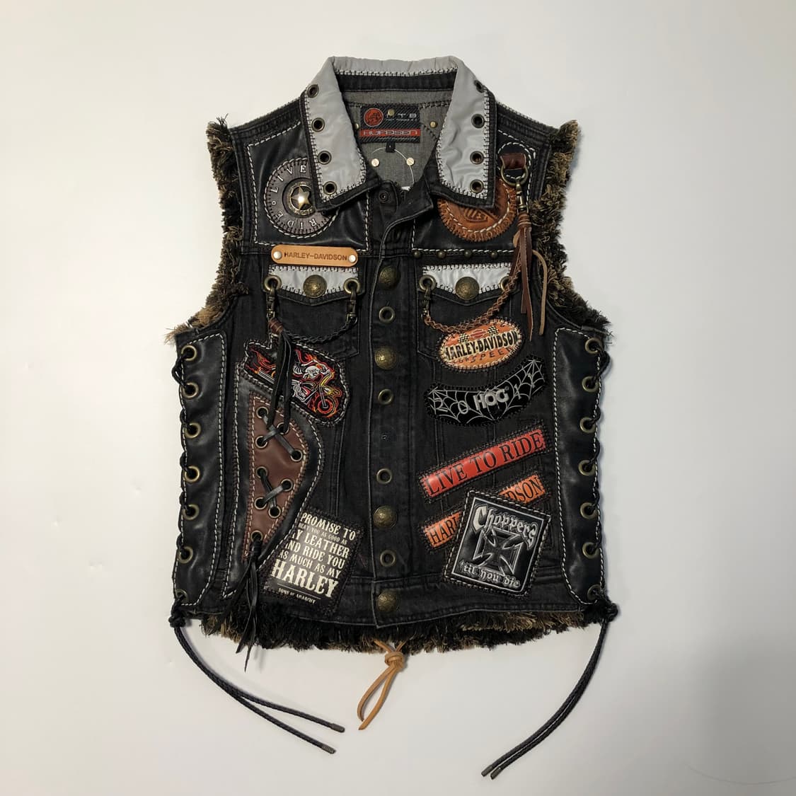 허프아이젠 할리데이비슨 커스텀 조끼  상품이미지1