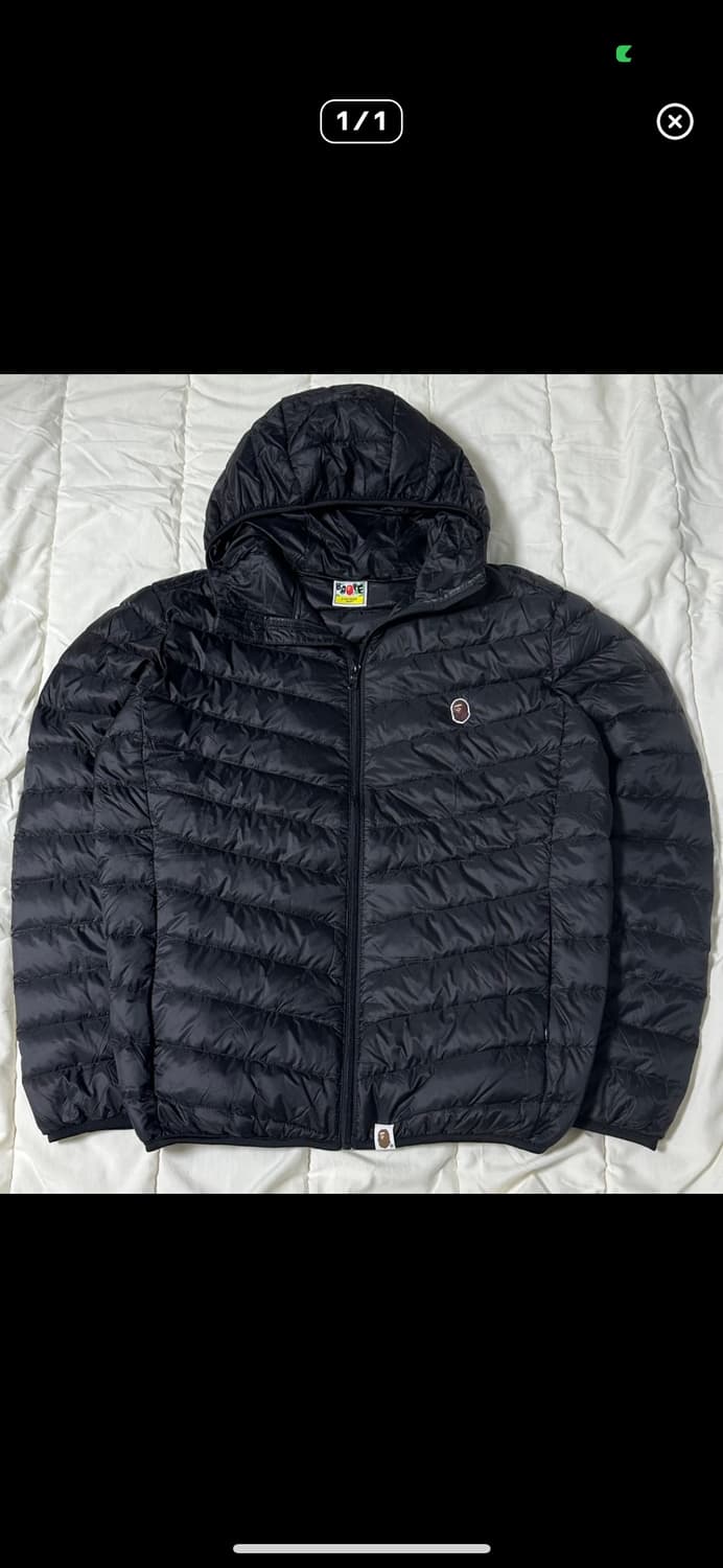 베이프 경량패딩 상품이미지1