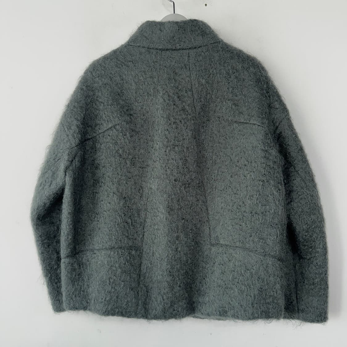 마인 MINE 이태리 모헤어 집업 코트 상품이미지5