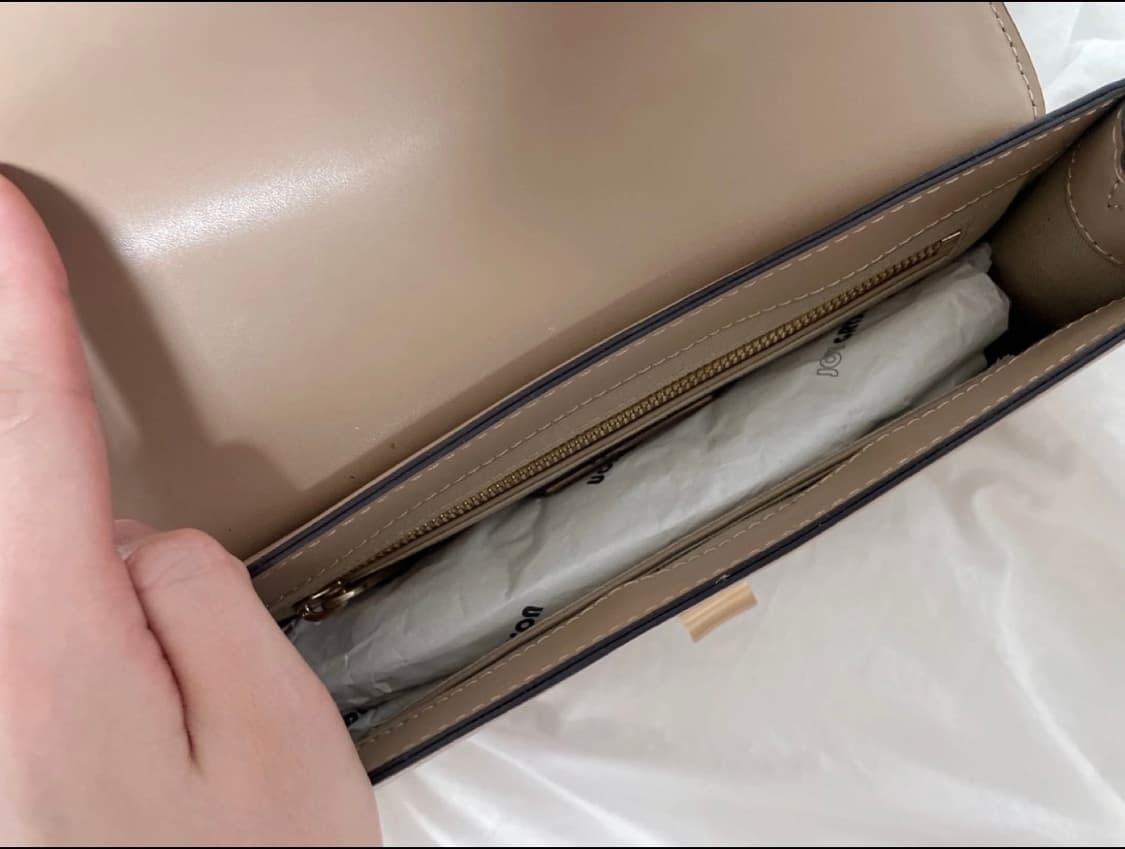 조이그라이슨 나오미백 베이지 2way 체인백 소가죽 상품이미지5
