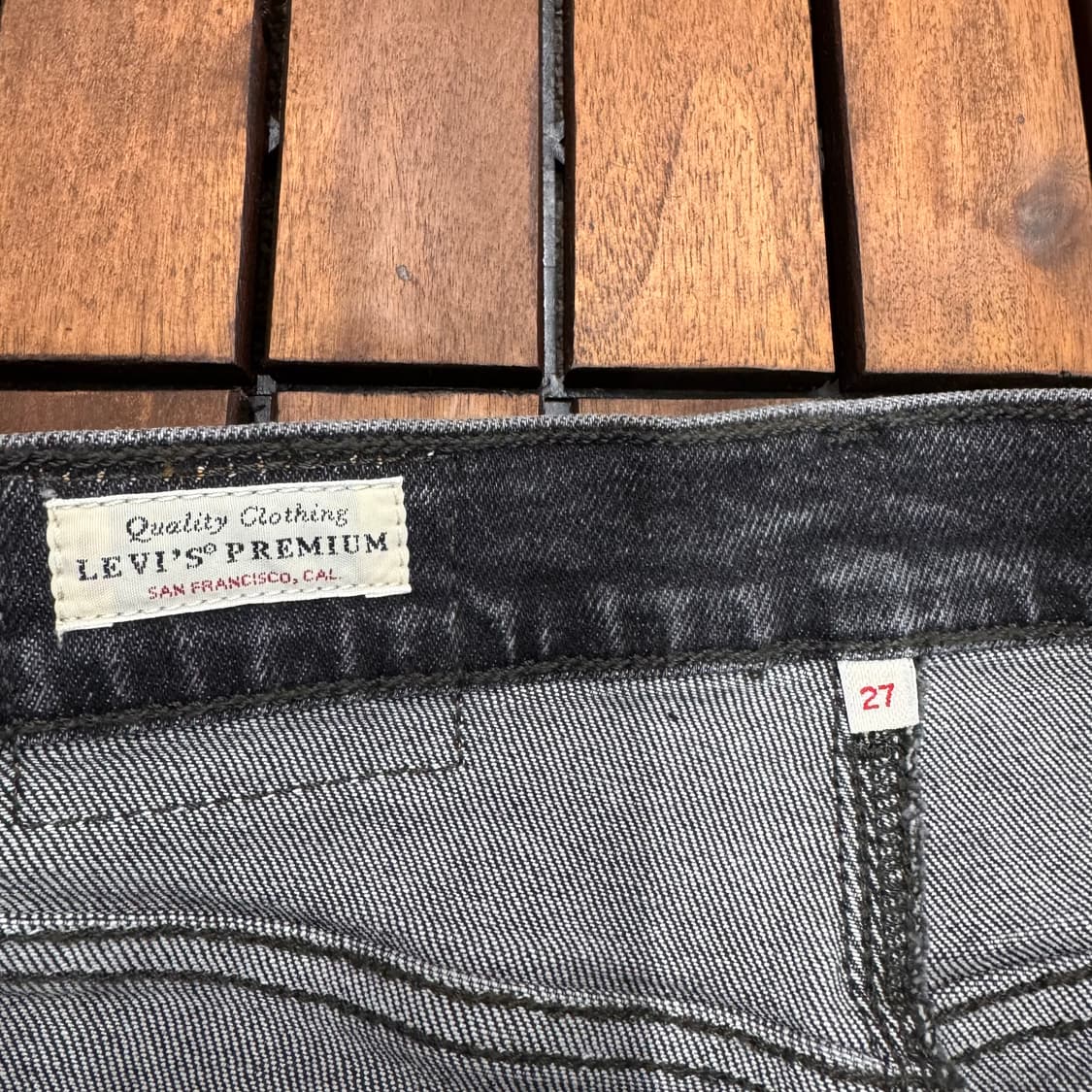 리바이스 하이웨스트 데님 스커트 (28)   상품이미지4