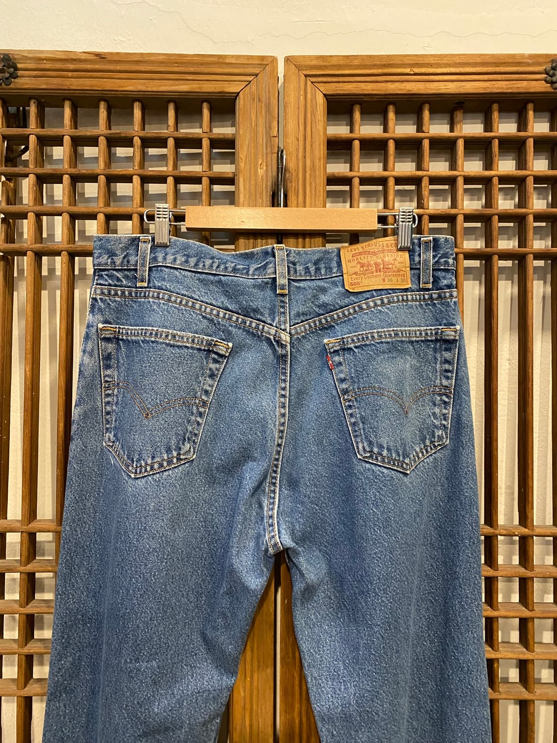 00S 리바이스 505 USA 데님 팬츠 35“ 상품이미지5