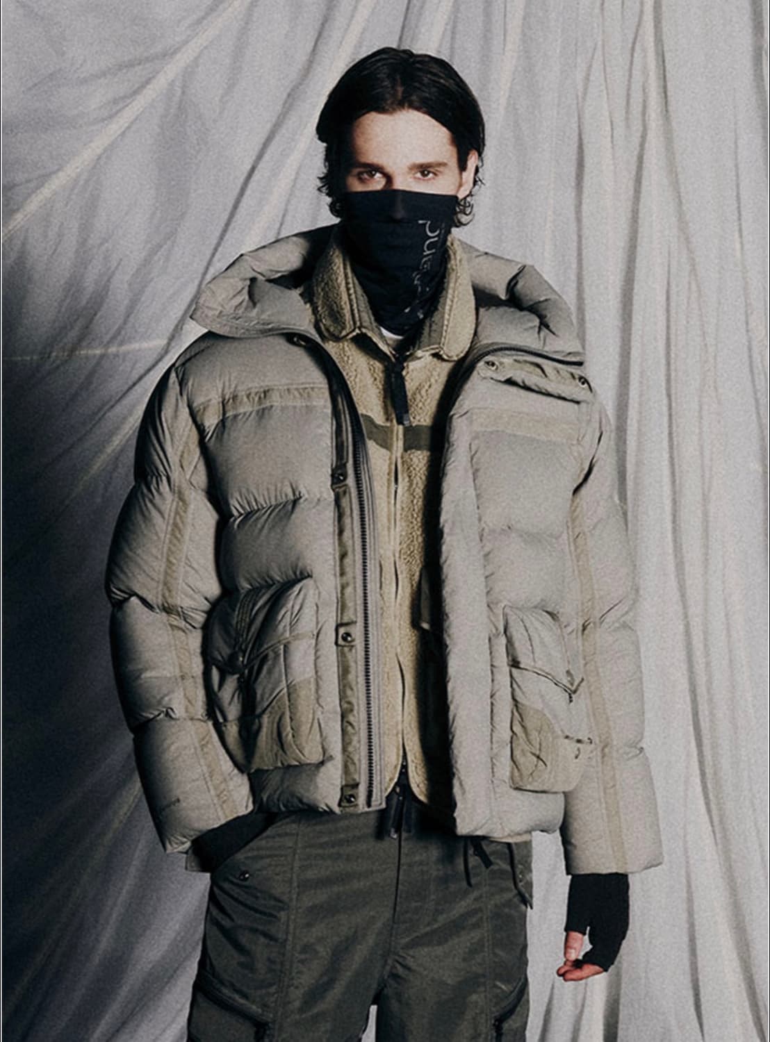 [XL]이스트로그X데상트 헤비다운자켓 샌드베이지 상품이미지7