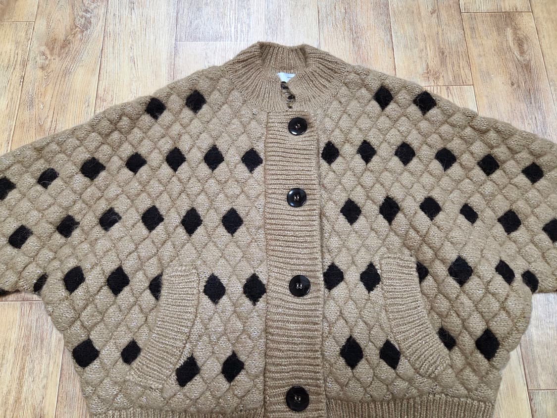 자라(ZARA) 퀼티드 니트가디건 프리사이즈 새상품 상품이미지6