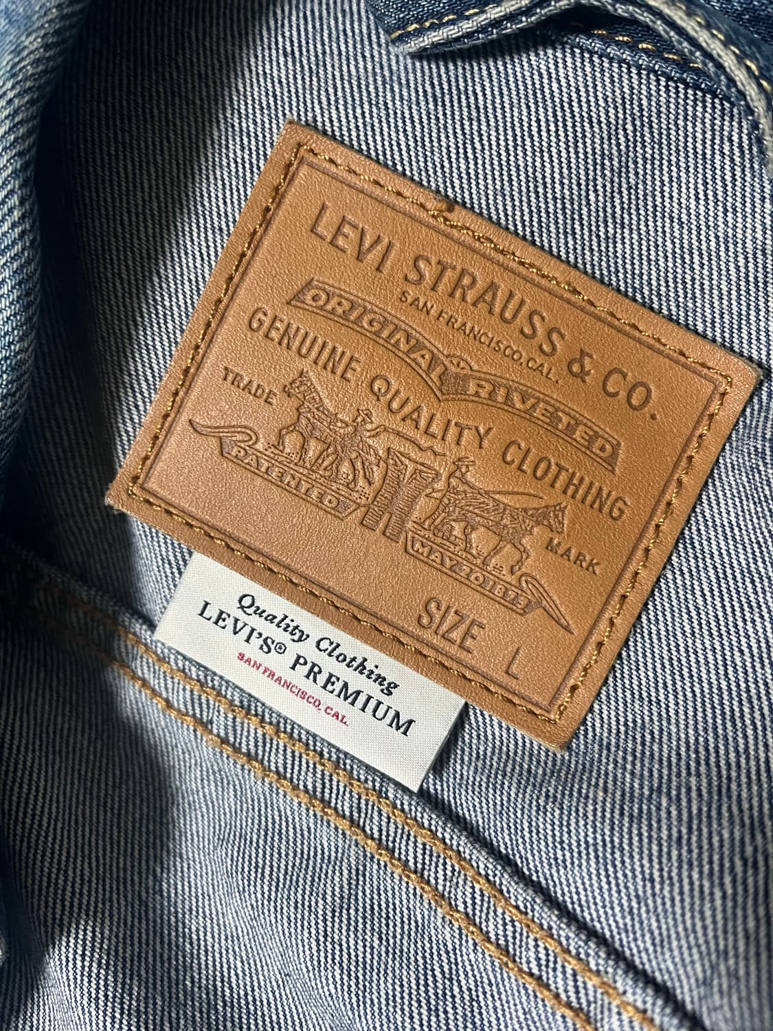 리바이스 데님자켓 L 상품이미지2