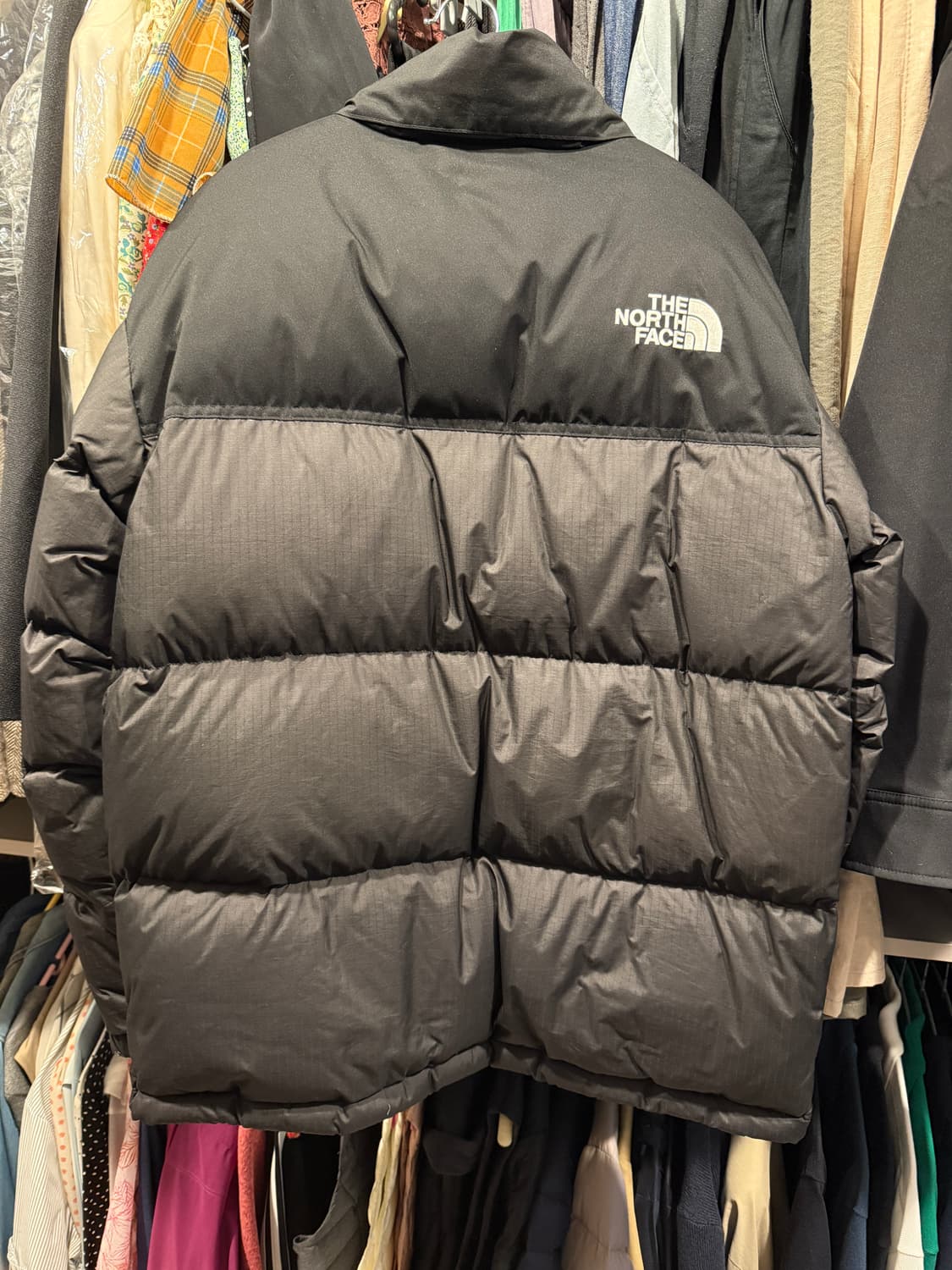 노스페이스 화이트라벨 구스다운 눕시 리얼블랙 L 100 상품이미지3