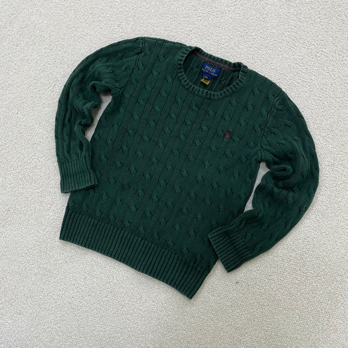 7 폴로랄프로렌 키즈 케이블 니트 0324M 상품이미지1