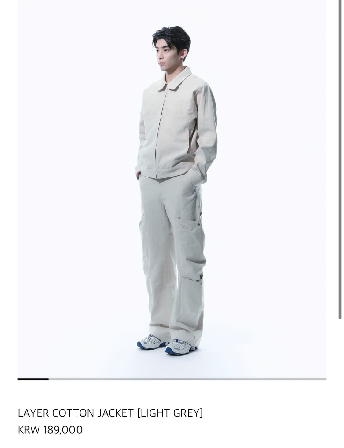 산산기어 레이어 코튼 자켓 상품이미지3