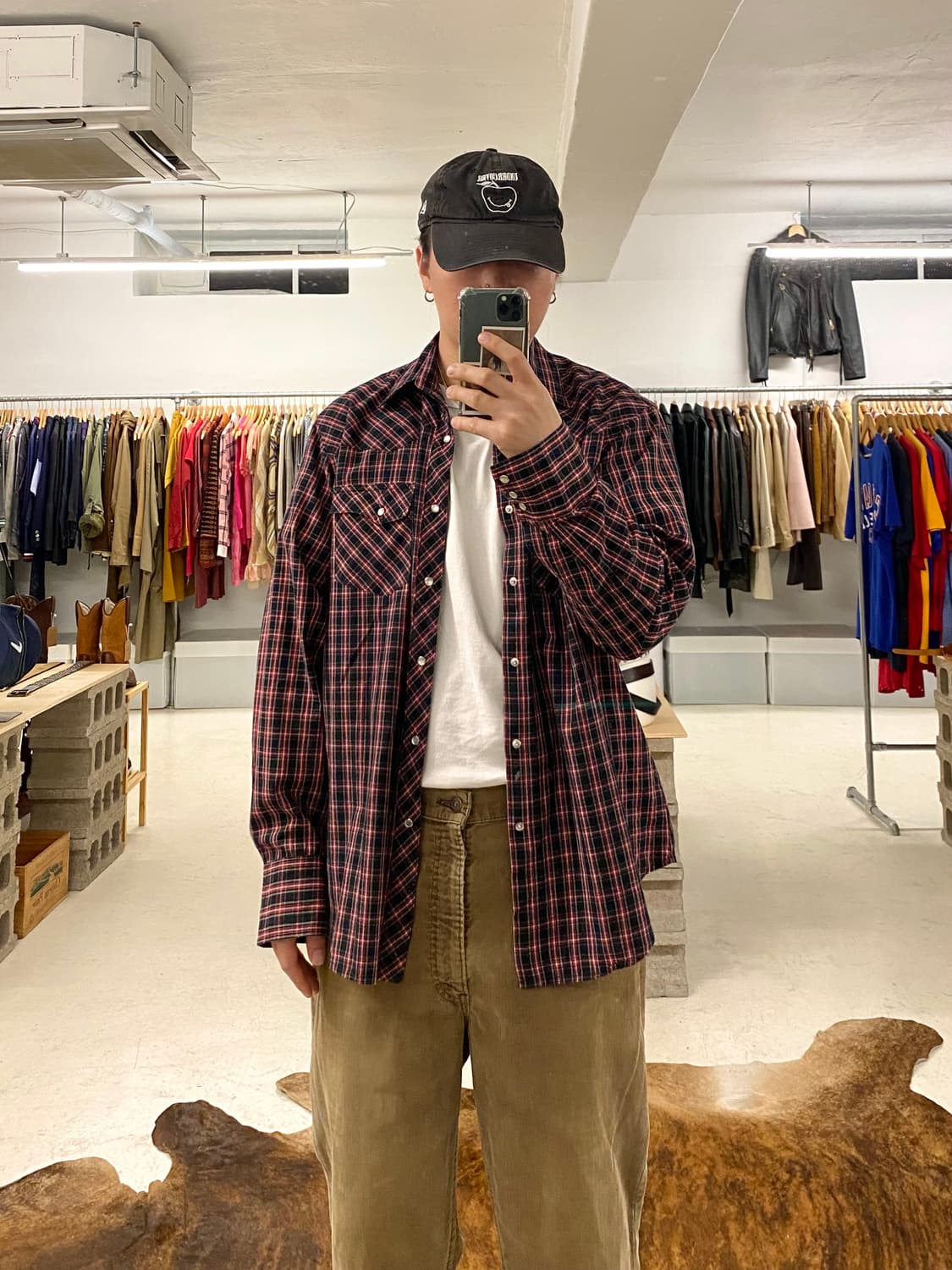 WRANGLER check western shirts 랭글러 웨스턴 셔츠 상품이미지1