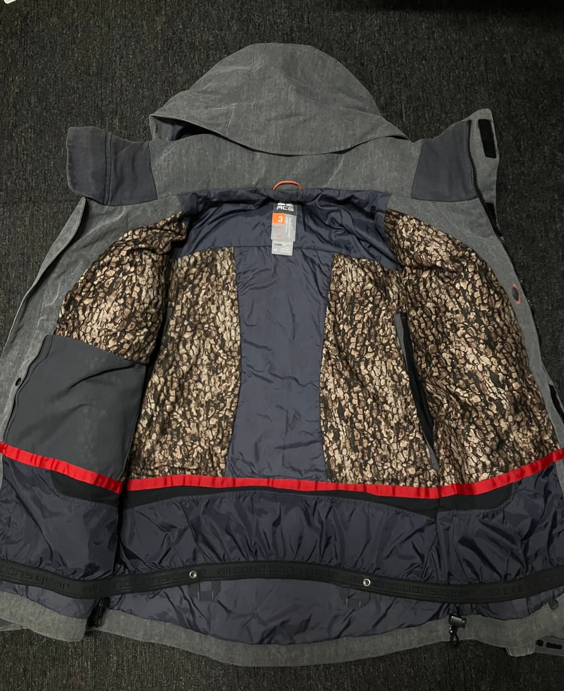 나이키 acg 테크니컬 3D포켓 스톤워시드자켓 상품이미지5