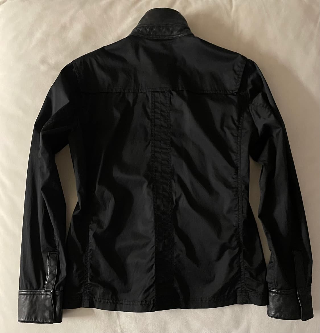 Japan jline black leather jacket (L) 상품이미지4