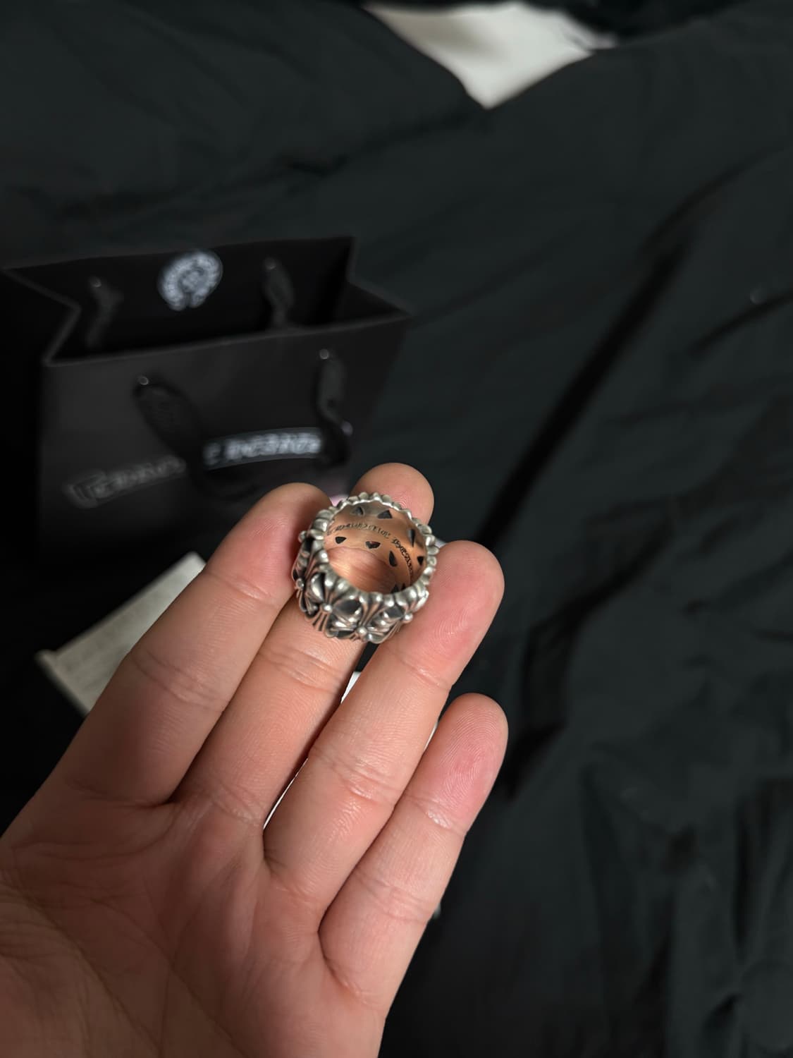 [US8.5] 크롬하츠 세메터리 라운드 링 상품이미지3