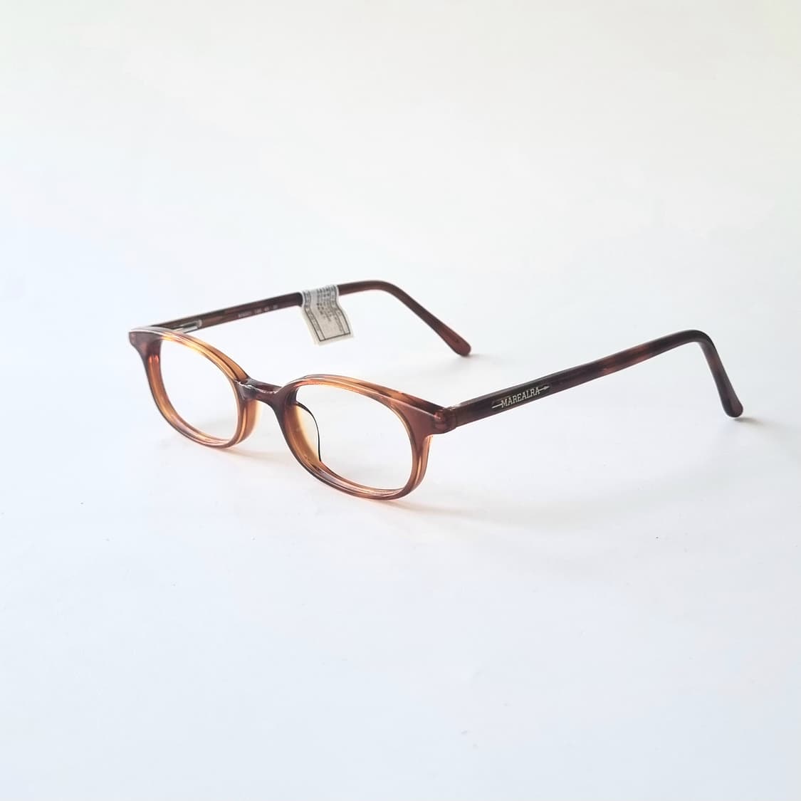 데드스탁 JAPAN 메이드 브라운 오벌 뿔테 안경테 786 상품이미지4