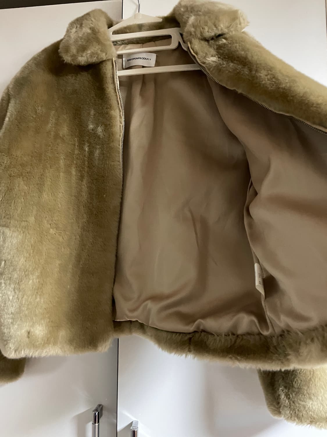 더오픈프로덕트 퍼 크롭 자켓 상품이미지3