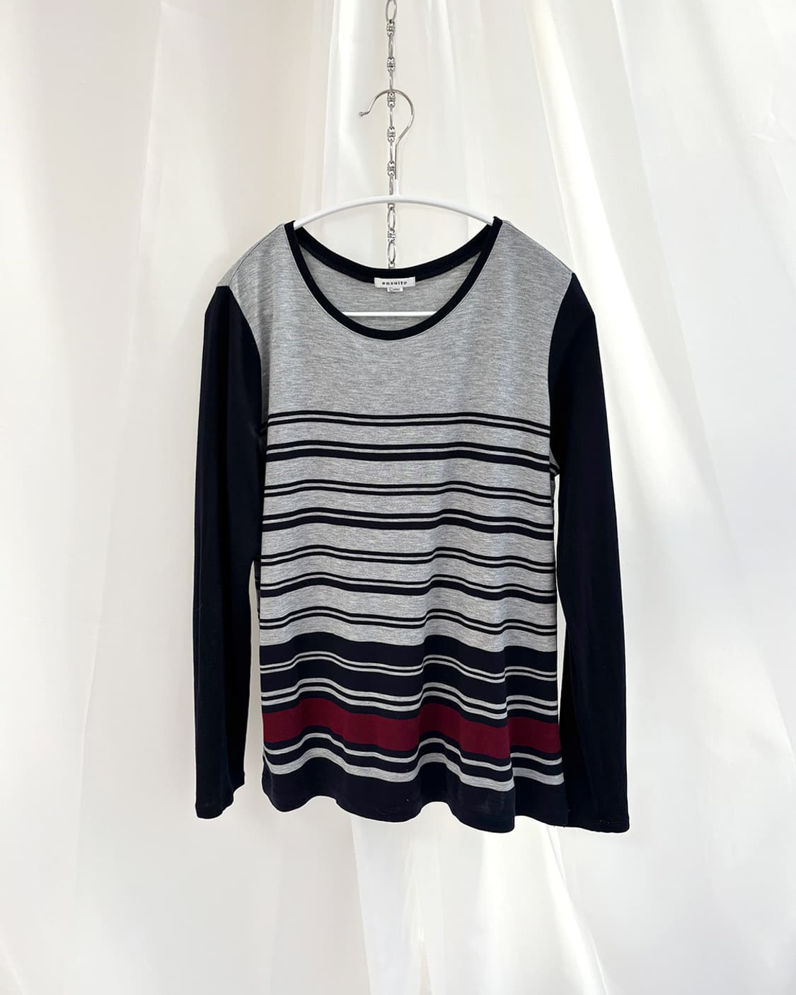 ensuite modified striped long sleeve top 상품이미지3