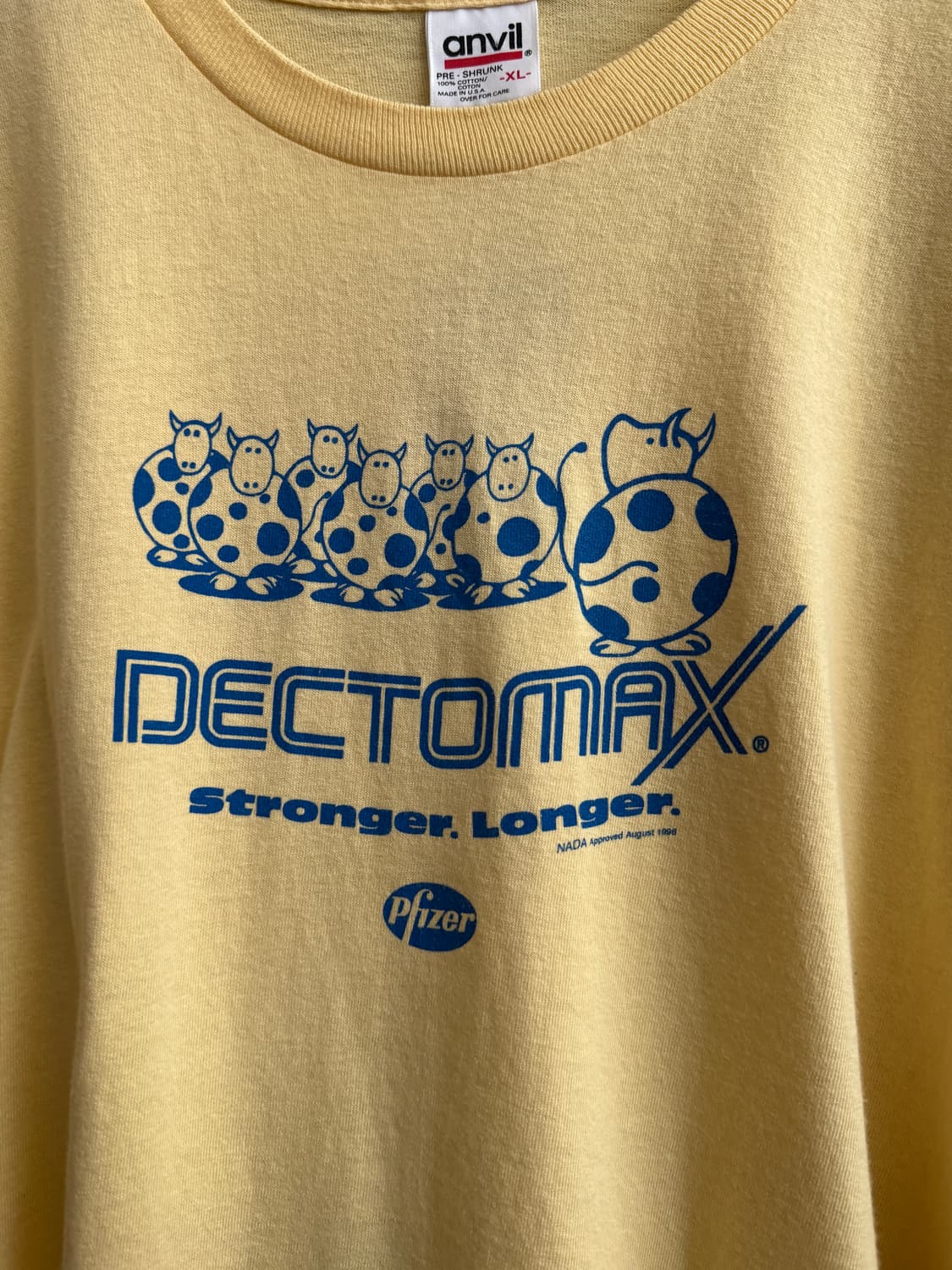 [XL]90's USA 빈티지 DECTOMAX 프로모 티셔츠 상품이미지4