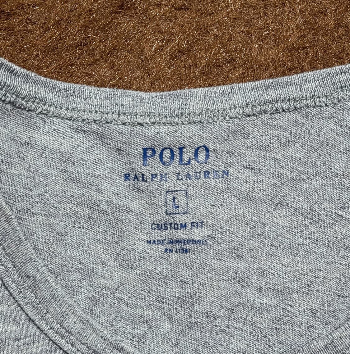 폴로 랄프로렌 남성용 그레이 반팔티셔츠(L) 상품이미지5