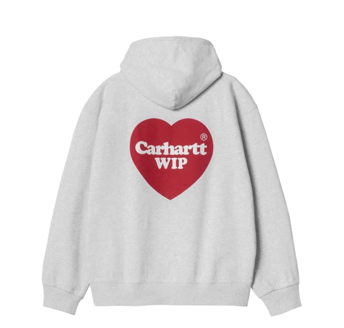 칼하트wip 후드 하트 스웨트셔츠 애쉬 헤더 상품이미지1
