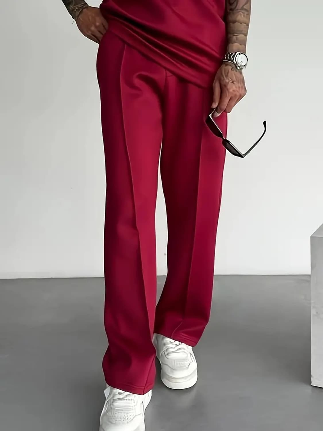 Lacoste Men’s Pleated Reflective Joggers 상품이미지1