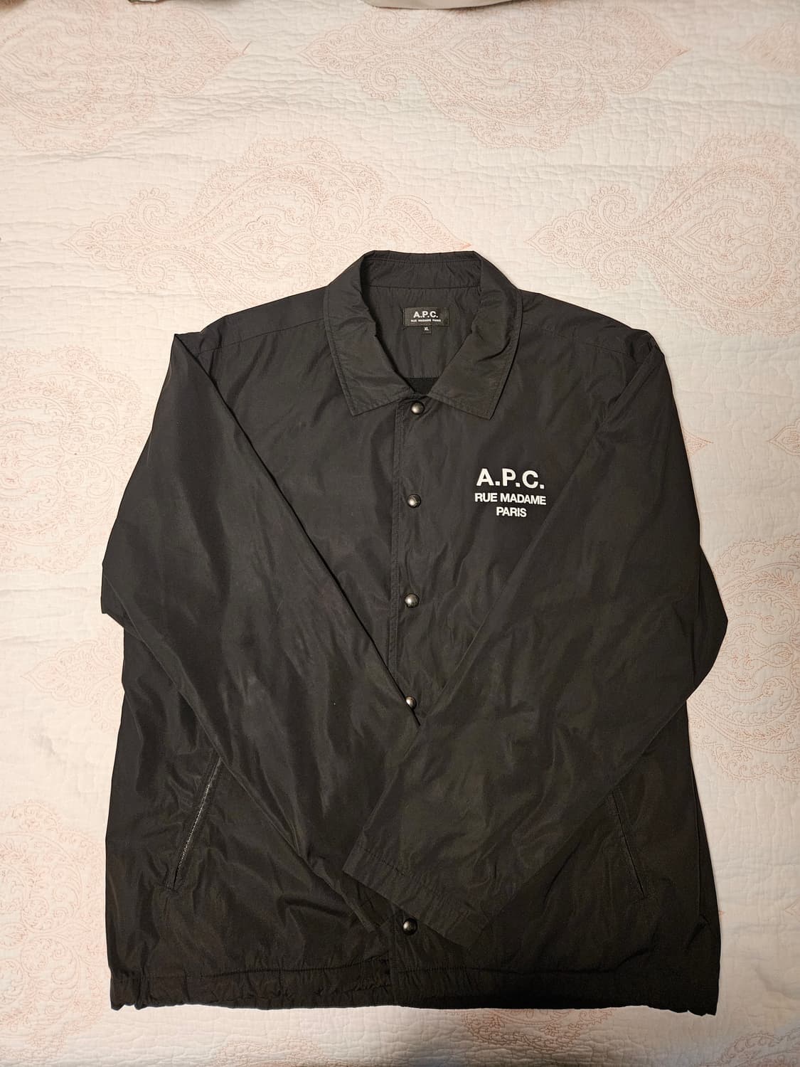 APC 한국 한정판 플리스 코치 자켓 XL 사이즈 판매합니다(최종가) 상품이미지1