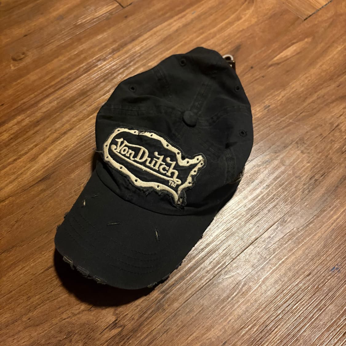VON DUTCH DISTRESS GRUNGE BALL CAP BLACK 상품이미지4