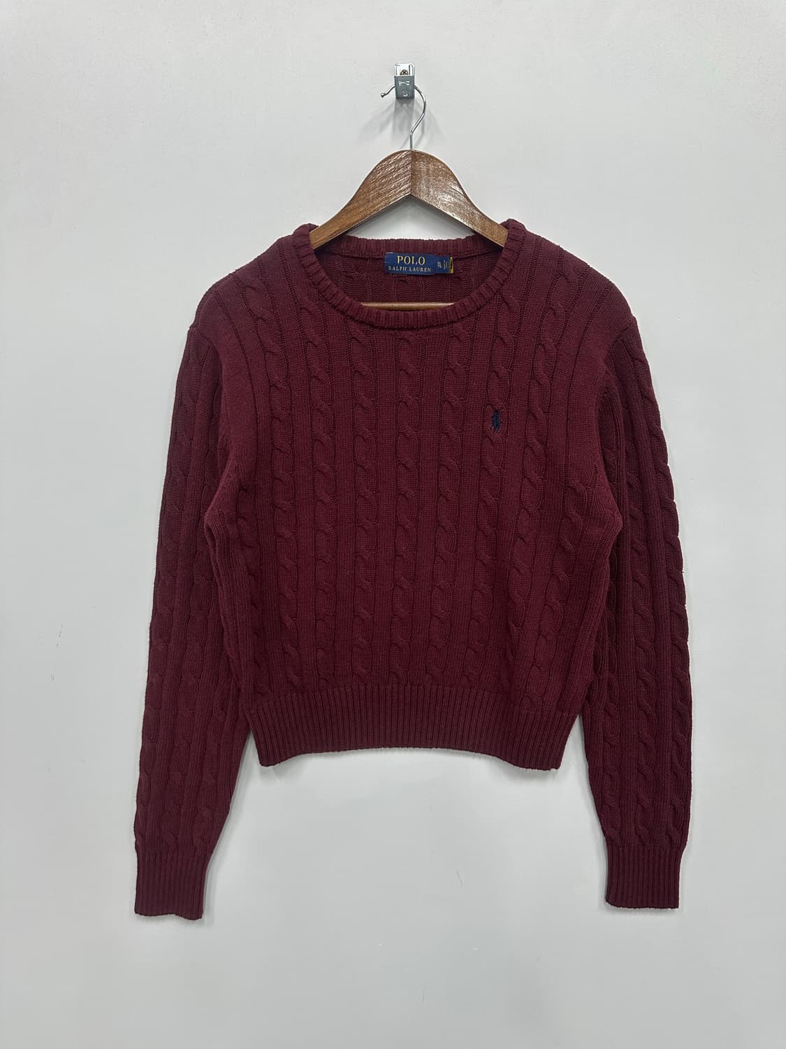 폴로 버건디 니트  상품이미지1
