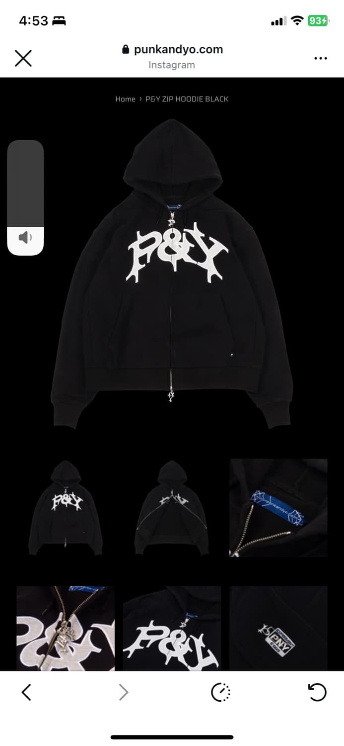 Punkandyo 후드집업 상품이미지1