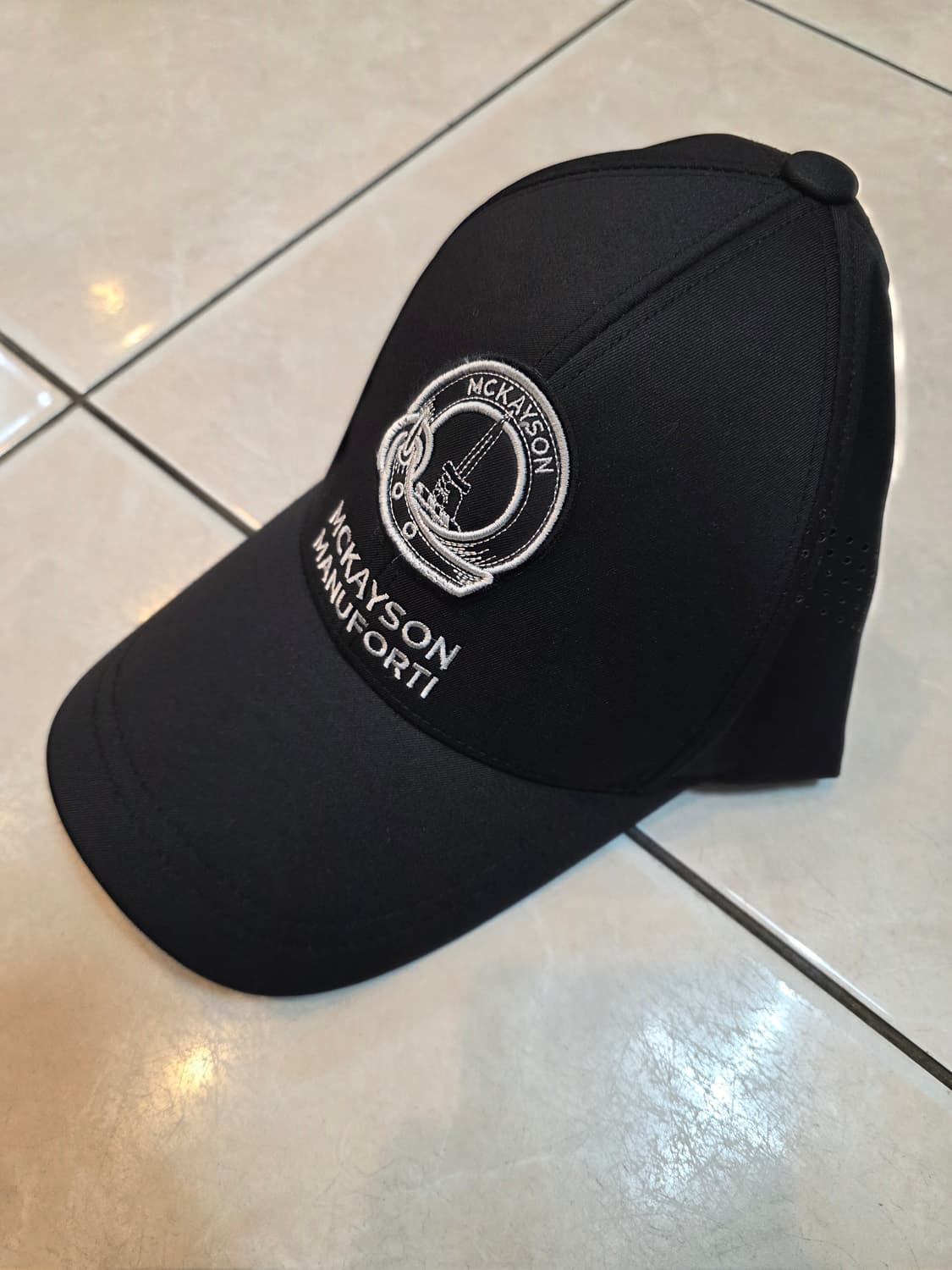 MCKAYSON 와이드핏 블랙 볼캡 모자 상품이미지2