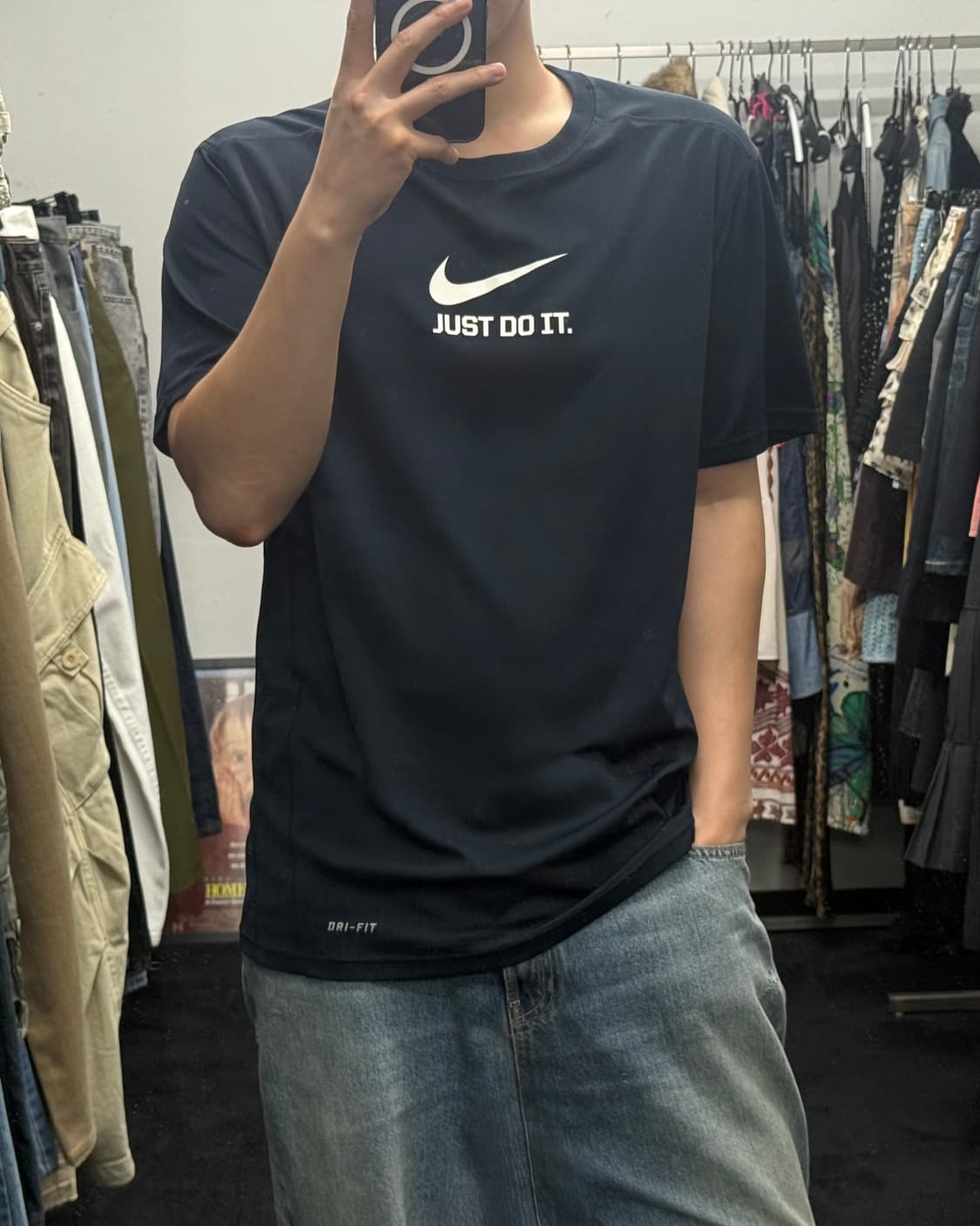 나이키 저스트두잇 기능성 운동 드라이핏 반팔티 헬스 런닝 테니스 XXL 상품이미지1