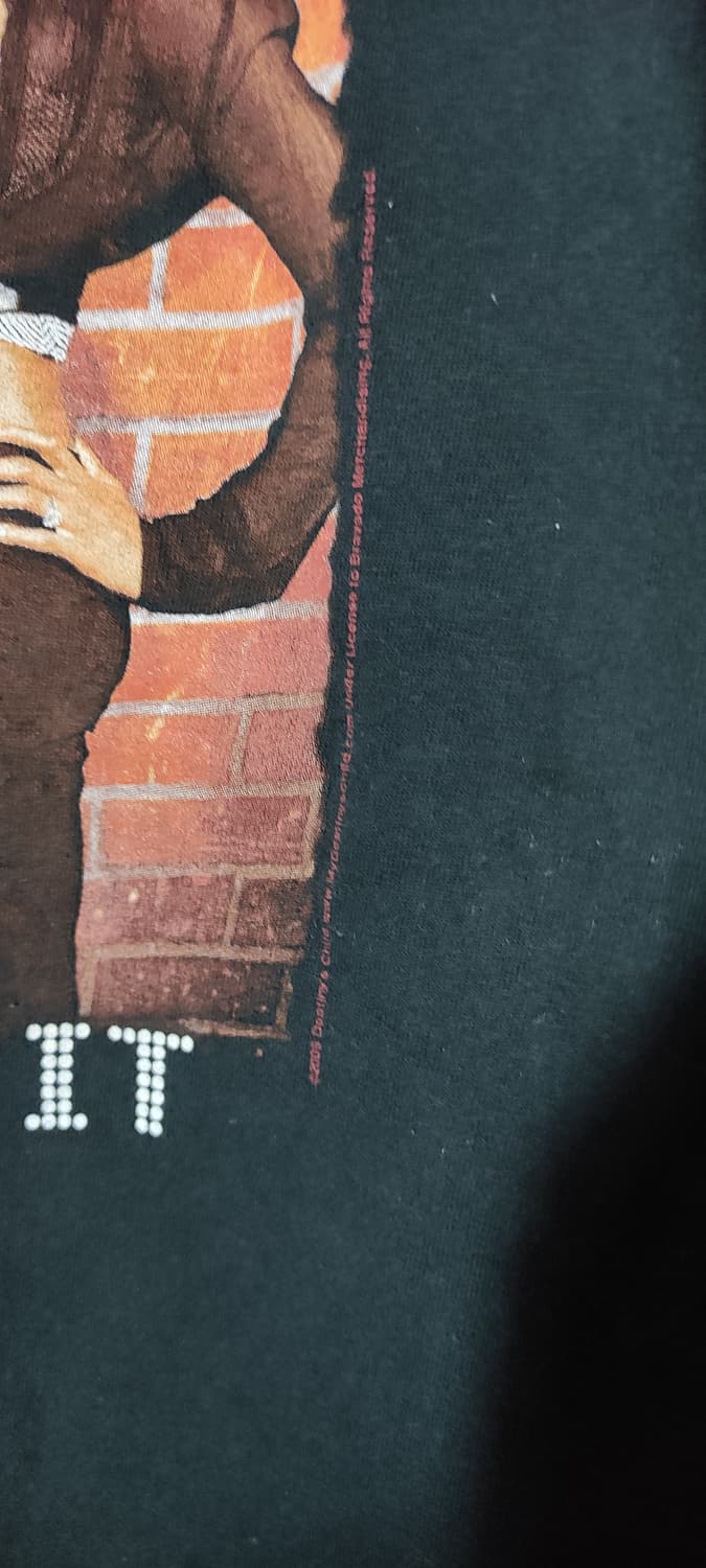 00s 데스티니 차일드 티셔츠 m~L 비욘세 상품이미지4