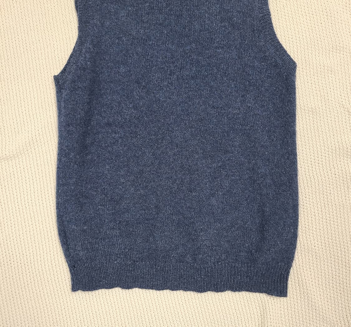 Royal Polo Sports Club 멜란지 블루 니트 베스트 상품이미지9