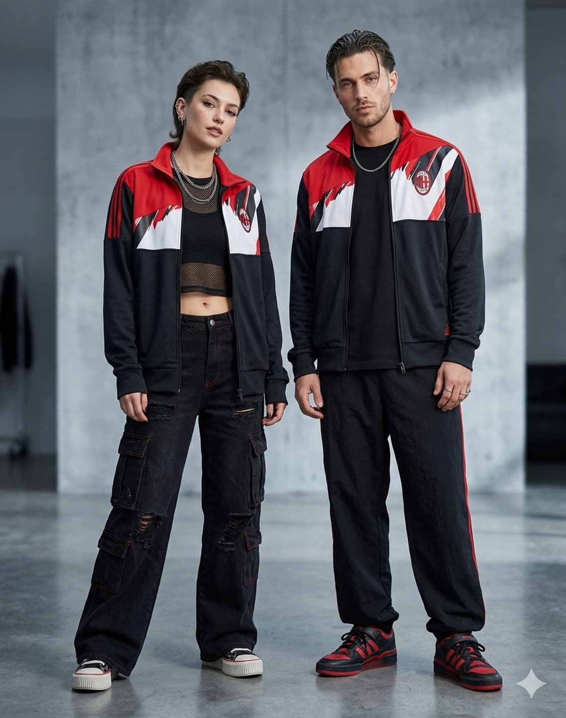 아디다스 09-10 ac밀란 트레이닝 웜업 트랙자켓 상품이미지4