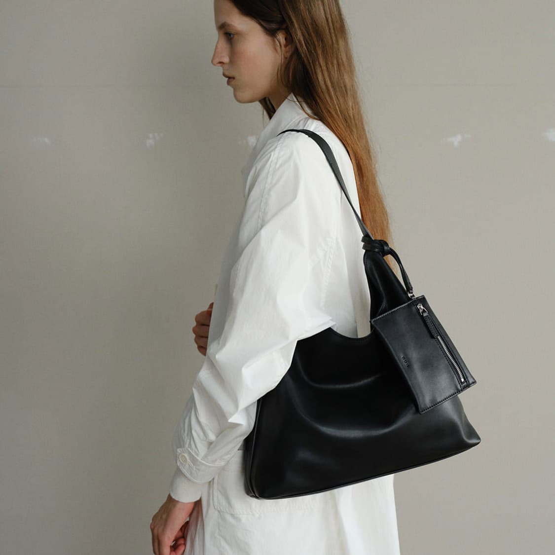 로서울 펄피 호보백 블랙 상품이미지2