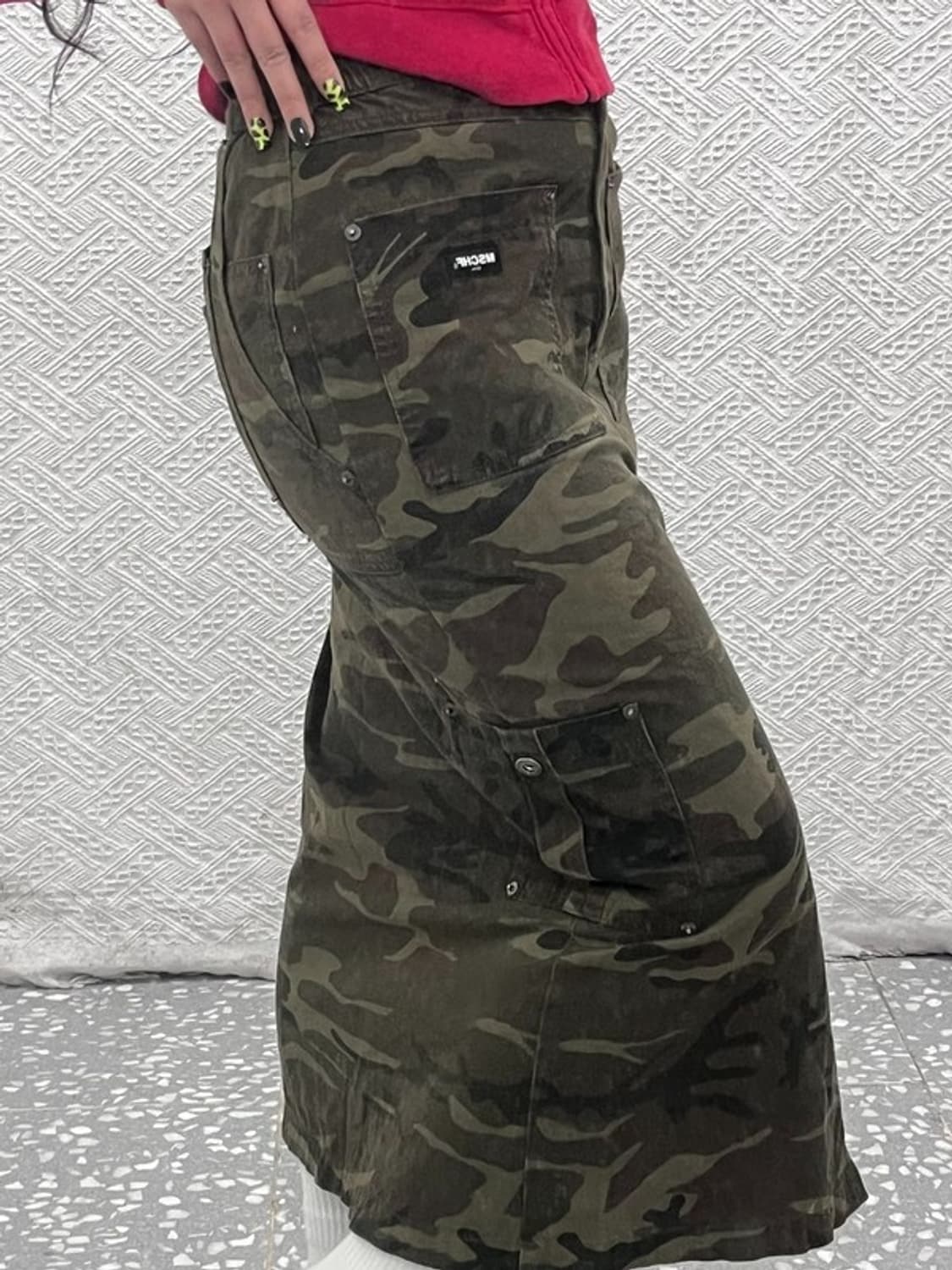 미스치프 카모플라주 스트릿 힙합 카고 스커트 M C07466 상품이미지2