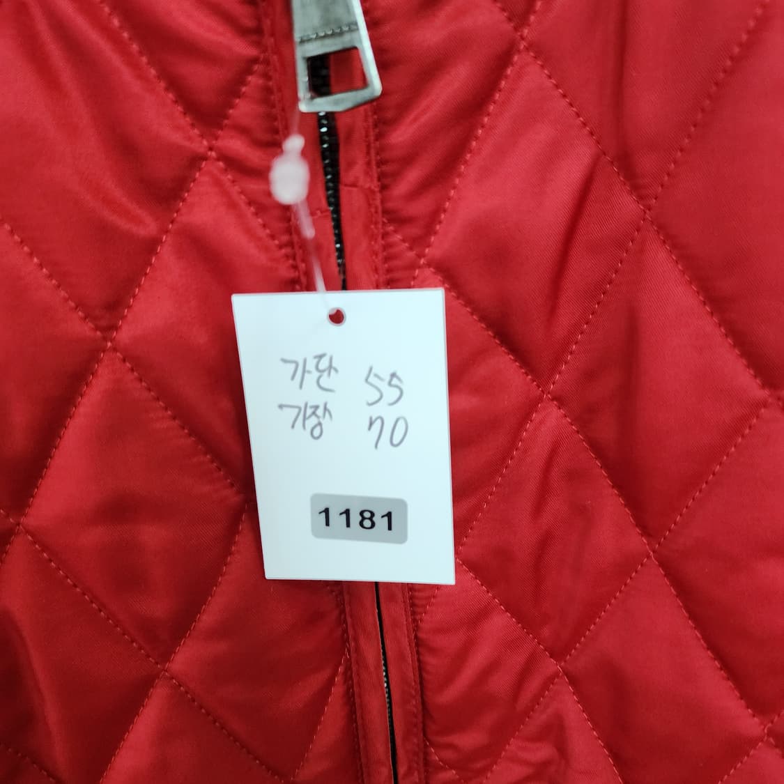 버버리 레드 퀼팅 자켓 상품이미지10