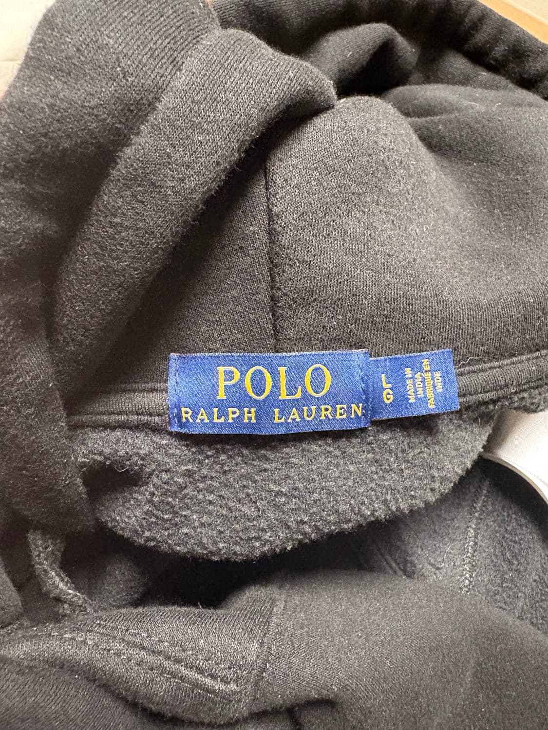 (상태 최상) 폴로랄프로렌 블랙 레드포니 로고 L 상품이미지2