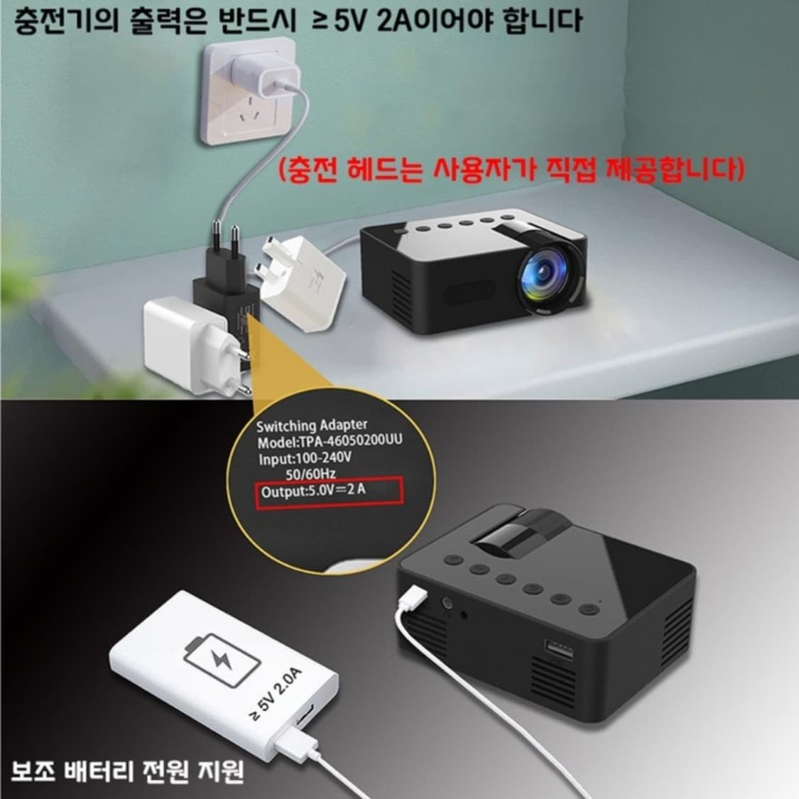 무선 빔 프로젝터 1920*1080 MAX 15ANSI 루멘 Haiqi  상품이미지10