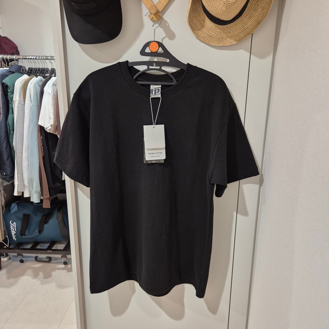 [페플] 레귤러 더블코튼 무지반팔 XL 2종(블랙/애쉬카키) 상품이미지3