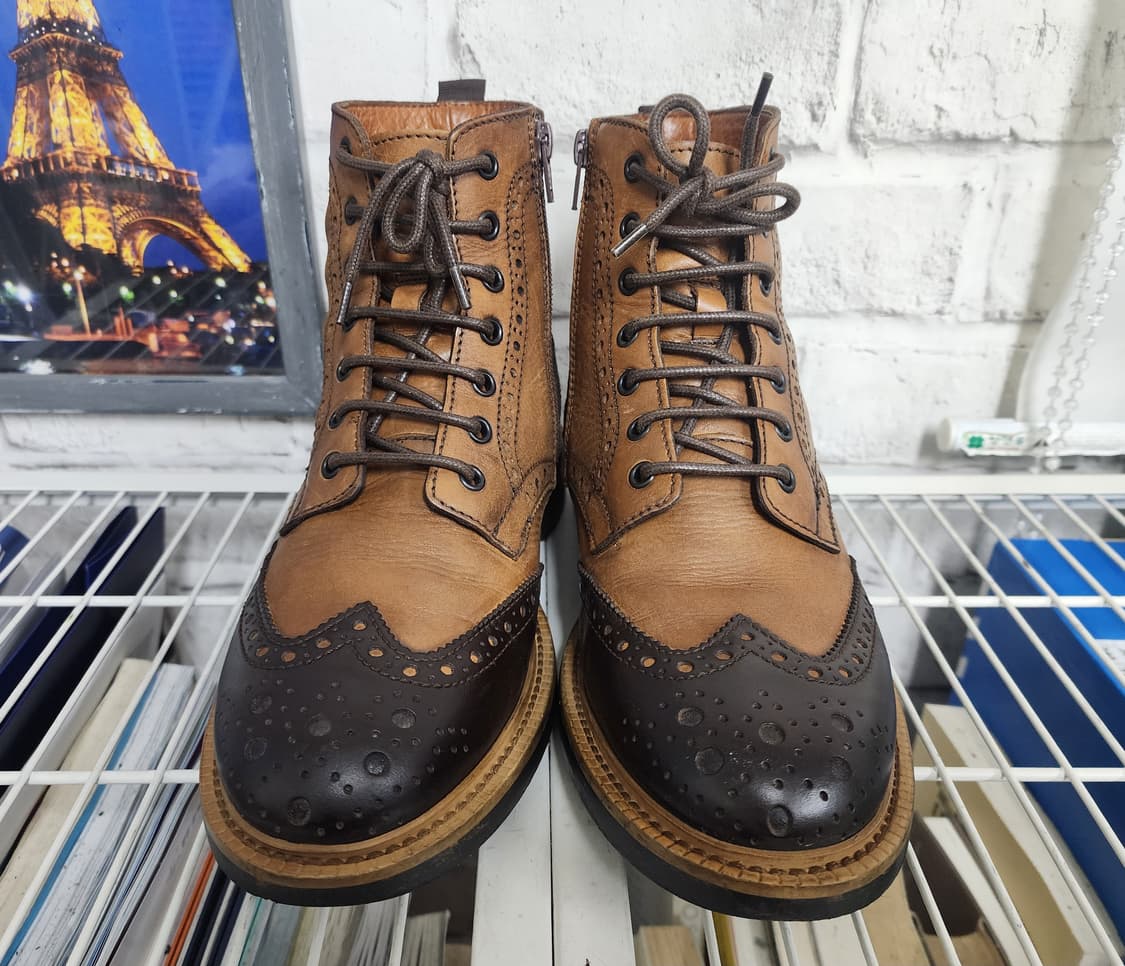 지안마크 모렐리 남성 가죽부츠 260~265 윙팁 남성구두 SD94 상품이미지2