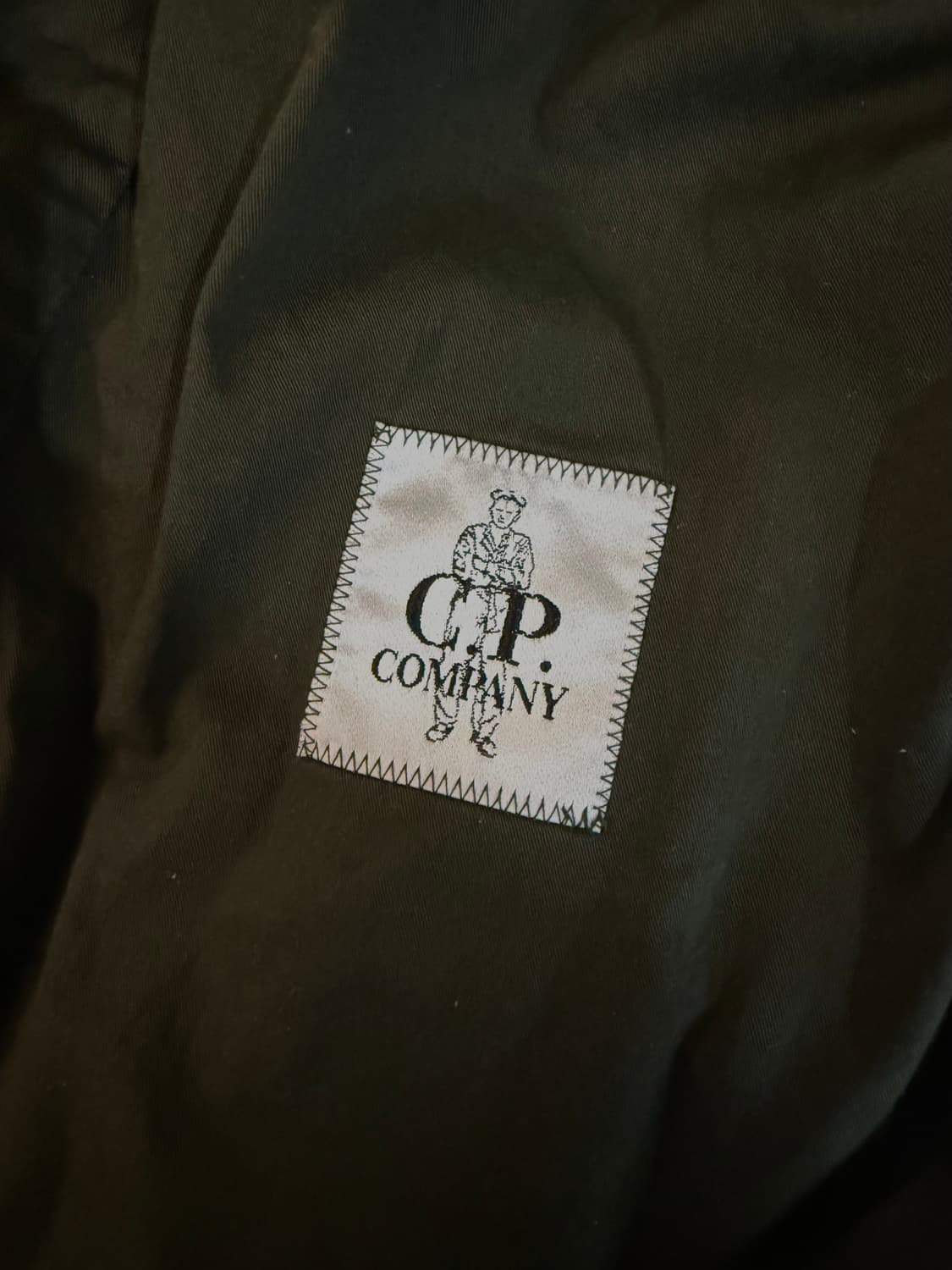 [L] CP컴퍼니 크롬 가먼트다이드 렌즈 셔츠 자켓 카키 상품이미지5