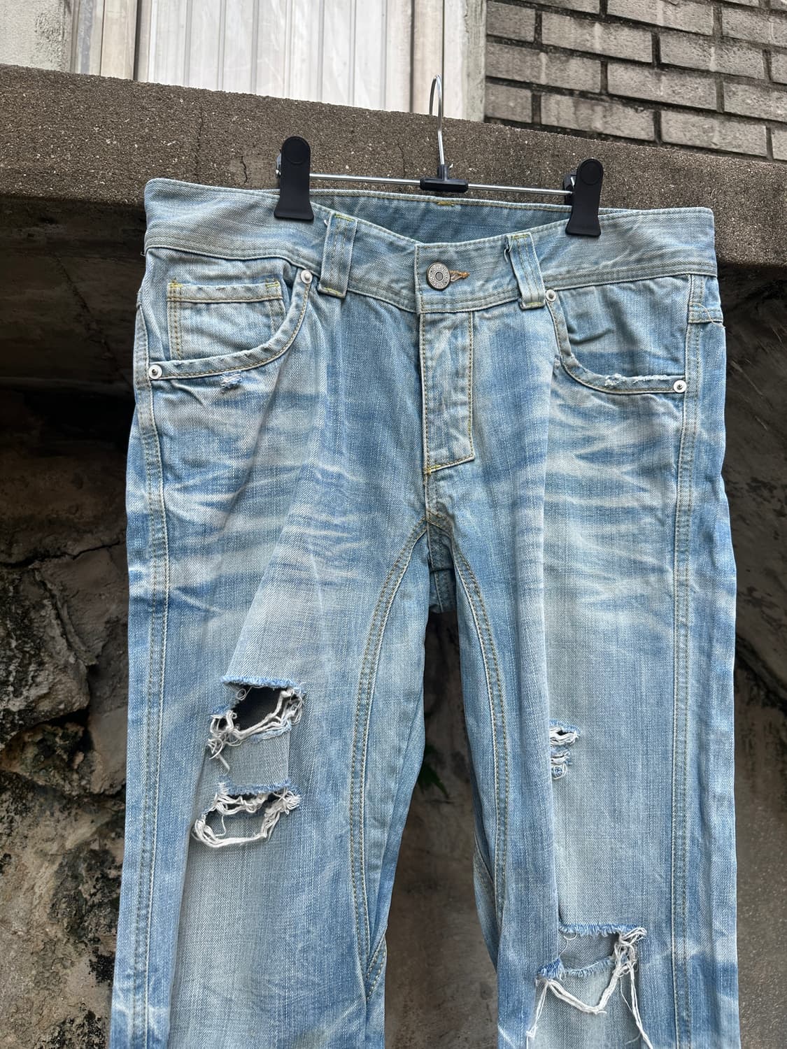 Easy Riders 00s destroyed flare denim pa 상품이미지6