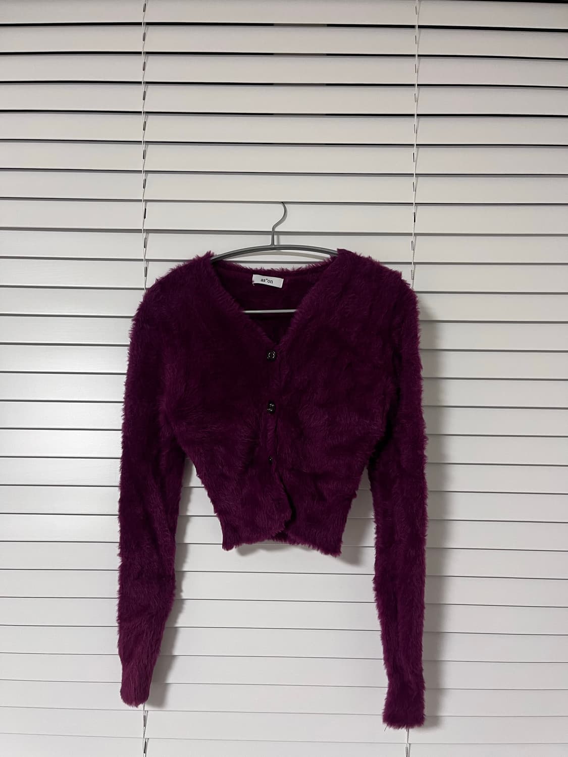 Ason macaron cardigan magenta 상품이미지1