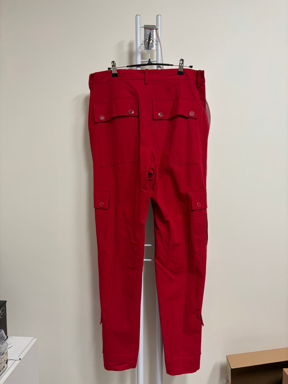 투빌더스하우스 메카닉 트라우저 레드 상품이미지2