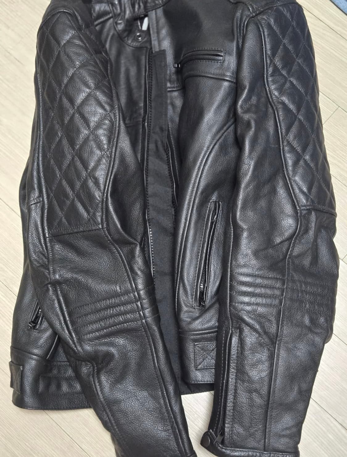 소가죽 레더 바이커 라이더 자이커 상품이미지4